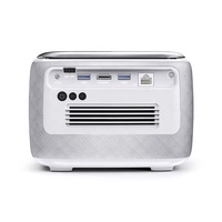 Projecteur LED intelligent portable mini 4K EASUNTECH V8 avec batterie rechargeable, 700 lumens, stéréo HIFI, 3D DLP, pour extérieur et cinéma maison
