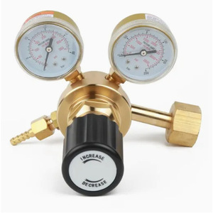 Regulador de Presión de Argón y Dióxido de Carbono de Latón, Manómetro de CO2 y Válvula Reductora para Helio y Acetileno para Uso Industrial - Product Image 2