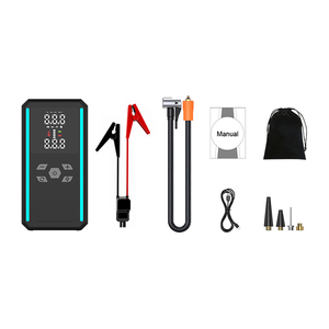 Inflador de Neumáticos Digital de 16V con Arrancador de Emergencia - Compresor de Aire Portátil para Automóviles y Banco de Energía de Emergencia para Autos, Camiones y Motocicletas - Product Image 6