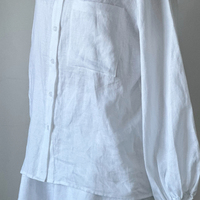 Tongrui 2023 nouvelle mode femmes élégant 100% lin 2 pièces costume manches longues et Shorts lin ensemble femmes couleur personnalisée ensemble