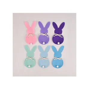 Персонализированные пасхальные солнечные кролики для детей пасхальные игрушки орнаменты войлочные пасхальные украшения