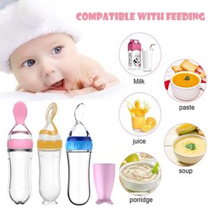 <span class=keywords><strong>Biberon</strong></span> Cuillère Distributeur en Silicone pour Bébé, Spécial Alimentation et Distribution de Nourriture Infantile, avec Couvercle Anti-Poussière, 90ML - Product Image 5