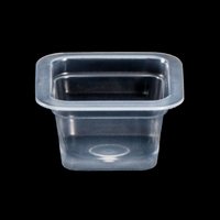 Récipient à charcuterie personnalisé gobelet à soupe en plastique jetable PP transparent étanche pour petits gobelets d'emballage pour pouding et gelée