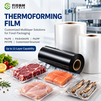 Film Co-extrudé Haute Résistance aux Perforations Bone Guard 9 Couches pour Emballage Sous Vide de Steaks et Côtes de Porc en Rouleau