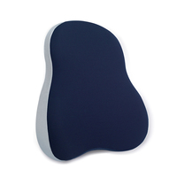 Ensemble coussin de siège ergonomique 2-en-1 et oreiller lombaire en mousse à mémoire de forme, marque privée, design goutte d'eau pour coccyx, certifié OEKO-TEX, vente en gros