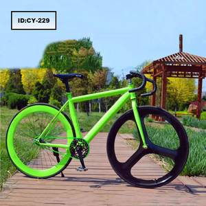 Roues à 3 rayons en acier au carbone de 27 pouces pour vélo à pignon fixe, modèle 2626-01, offrant un design classique et léger pour une utilisation améliorée - Product Image 2