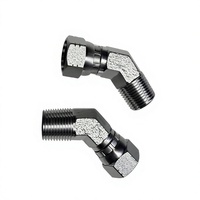 Adaptateur de tuyau hydraulique droit en acier inoxydable et acier au carbone haute résistance à l'usure