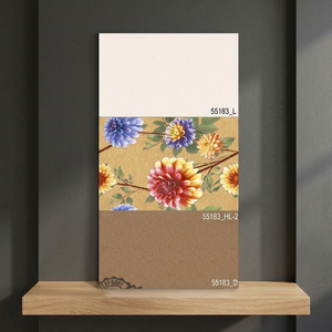 Azulejos de Pared de Cerámica Brillante con Impresión Digital de 30x45cm (12x18 pulgadas) para Sala de Estar y Spa, Diseños Hermosos en Colores Claros - Product Image 1