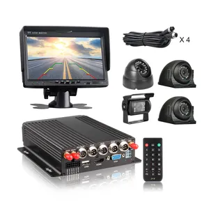 새로운 자동차 모바일 DVR 4CH 4G WIFI GPS 1080P CCTV 비디오 감시 H.264 SD 카드 보안 카메라 시스템