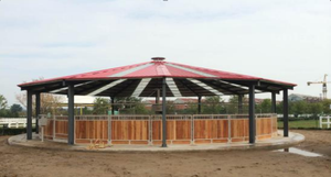 Máquina de correr para caminar por caballos, Motor para 6/8 posiciones con valla eléctrica y controlador - Product Image 4