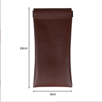 Pochette cosmétique en cuir PU de luxe personnalisée avec fermeture magnétique pour promotion