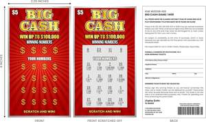 Kartu Gosok Personalisasi yang Dapat Disesuaikan, Tiket Gosok, Kartu Kertas, Kartu Lotere untuk Menang Seketika - Product Image 5