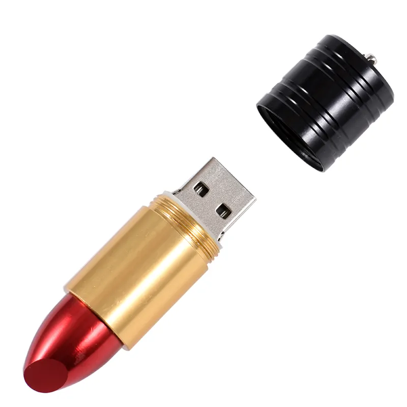 립스틱 모양 8GB 메모리 USB 스틱 2.0 여자 pendrive 메모리 스틱 빨간 플라스틱 립스틱 USB 플래시 드라이브에 대 한 인기있는 선물