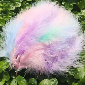 Factory wholesale Colorful Small Feather Bobo Ball Filled With Material For Decoration