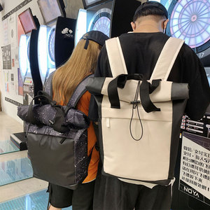 Custom From China Durable Pc Backpack Roll <b>Top</b> Closure Waterproof Fabric Lining Daily - Product Image 5