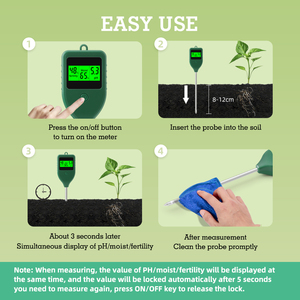 3 trong 1 kỹ thuật số PH đất mét khả năng sinh sản đo độ ẩm - Product Image 6