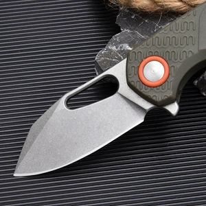 Navaja de Bolsillo Plegable con Mango de Plástico PP y Clip para Bolsillo, Hoja Fija de Acero Inoxidable 3cr13 para Campamento al Aire Libre - Product Image 5