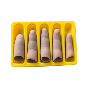 Dita cinque dita una scatola di piccole medie grandi molto reale accessori protesici personalizzabili guanti in Silicone per le mani - Product Image 2