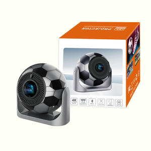 Mini Proyector Portátil Inteligente 4K con WiFi, Bluetooth y Doble HDMI, Enfoque Automático, para Cine <span class=keywords><strong>en</strong></span> Casa y Entretenimiento al Aire Libre - Product Image 2