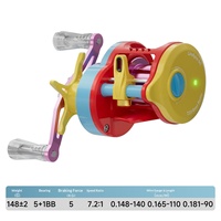 Moulinet de pêche professionnel à frein électronique DC - Moulinet de pêche durable à longue portée avec cliquet de frein pour eau salée et eau douce
