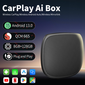 Ai hộp cho Apple iPhone kết nối <span class=keywords><strong>Android</strong></span> với hệ thống Carplay Auto Car đa phương tiện Box <span class=keywords><strong>Youtube</strong></span> Netflix video Carplay Adaptor - Product Image 3