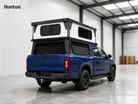Huntoo Capot de camionnette à toit surélevé, coque de camping-cars anti-poussière et étanche, plus d'espace de rangement, camping-car coulissant