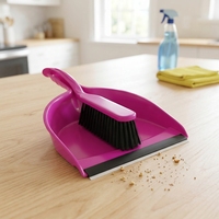 Ensemble balayette et pelle multifonction portables en plastique de haute qualité pour la maison – Nettoyage facile et doux des tables, bureaux et claviers