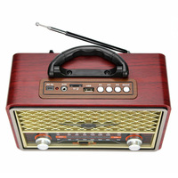Radio portable rétro Meier 156BT M-156Bt M-156 avec télécommande, radio antique nationale ancienne AM FM SW 3 bandes