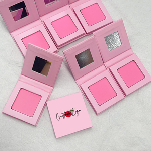 Paleta de Rubor Individual <span class=keywords><strong>Rosa</strong></span>, Rubor en Polvo Compacto de Marca Privada, Tinte Facial de Alta Pigmentación, Rubor de Maquillaje Diario - Product Image 3