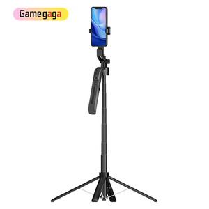Trépied perche à selfie X C12 AI avec suivi automatique 360° °   Perche à selfie rotative à 4 pieds métalliques détachables avec lumière d'appoint et télécommande sans fil 1800 mAh - Product Image 1