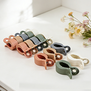 Clips de <span class=keywords><strong>poussette</strong></span> en plastique pour couverture, <span class=keywords><strong>jouet</strong></span>, couverture de siège de voiture pour bébé, chevilles à crochets, 5 ou 6 pièces - Product Image 4