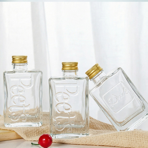 Botella de Licor Premium de Lujo, Mini Cuadrada, para Vodka Extra Flint, Whisky, Ginebra, <span class=keywords><strong>Ron</strong></span>, con Serigrafía - Product Image 6