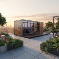 Maison conteneur moderne tout-en-un certifiée CE, installation rapide préfabriquée avec panneau sandwich étanche pour une construction rapide à la maison