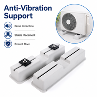 OEM Verstellbare Anti-Vibrations-Gummibasis Stabile Außenhalterung HVAC Kondensator Montagekit für Klimaanlagen-Außengeräte
