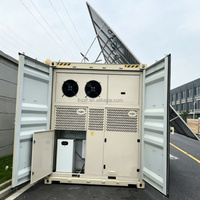 Sistem Penyimpanan Energi Surya Kontainer Mobile 20ft, Panel Surya Lipat, Pembangkit Listrik Kontainer, Baterai Surya Off Grid