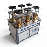 Aparato Automático para Prueba de Permeabilidad al Agua del Hormigón - Probador Autosellante de 6 Estaciones, Presión de 2MPa, Cumple con EN12390-8 e ISO 7031