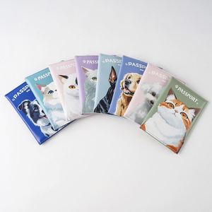 Housse de passeport en cuir PU imperméable tendance sans fermeture pour enfants - Product Image 1