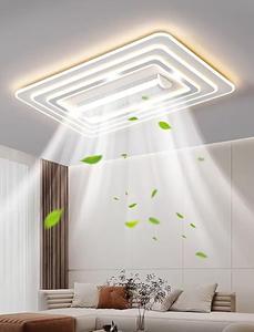 Hiện đại không cánh quạt trần ánh sáng với quạt trần với ánh sáng dẫn điều khiển từ xa thông minh Đèn chùm quạt trần ánh sáng - Product Image 5