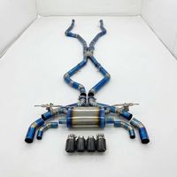 Système d'échappement à soupapes pour BMW X5M X6M F85 F86 4.4TT en alliage de titane avec silencieux Valvetronic