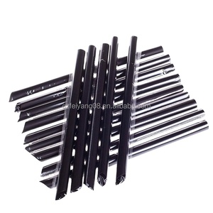 Hotsales 230mm 12mm Individually Wrapped Plastic Straw PP Boba Bubble Tea Drinking Straws High Quality Thick