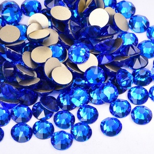 OLeeya Strass en verre cristal AB de qualité supérieure, 2088 Xirius16, 8 facettes grandes et 8 petites, à dos plat, non thermocollants, pour décorations - Product Image 3
