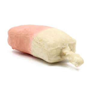 Friandises dentaires pour chiens : Os protéinés en cuir de vache recouverts de pâte de poulet, texture dure et durable, pour le nettoyage des dents - Product Image 5