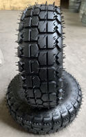 Roues de 10 pouces 3.50-4 pneus anti-crevaison 254x74mm roue de remplacement pour brouette de restaurant