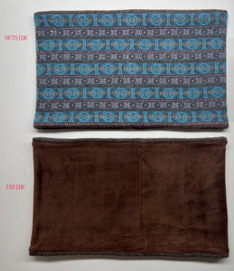 FEMME 80% LAINE/20% NYLON <span class=keywords><strong>JACQUARD</strong></span> <span class=keywords><strong>SNOOD</strong></span> AVEC DOUBLURE - Product Image 3