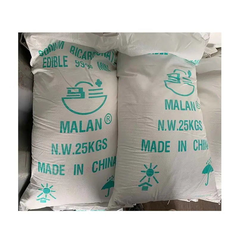 Harga produsen Malan Sodium bicarbonate 99.8% pemasok makanan kelas/NaHCO3/144-55-8/soda kue