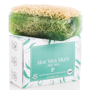 Savon en fibre <span class=keywords><strong>de</strong></span> luffa hydratant fait à la main naturel véritable <span class=keywords><strong>lait</strong></span> d'ânesse et miel pour le corps - Product Image 2