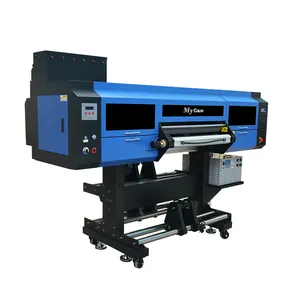 Impressora eco solvente nova impressora multicolorida popular automática 60 uv dtf máquina de impressão cabeça de filme uv dtf