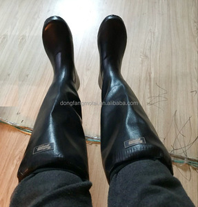 Haute qualité hommes bottes <span class=keywords><strong>de</strong></span> pluie <span class=keywords><strong>en</strong></span> plein air <span class=keywords><strong>en</strong></span> caoutchouc équitation genou haute imperméable hiver <span class=keywords><strong>néoprène</strong></span> <span class=keywords><strong>chasse</strong></span> étanche fendu orteil bottes - Product Image 2