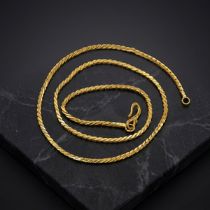 Wholesale 14K 18K 24K Micro Gold Plated <b>Snake</b> Link Chain Necklaces, Modern Chain Design, <b>Snake</b> Style Chain, Brass Fashion Chains - Product Image 1