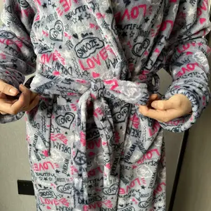 Custom Goede Kwaliteit Dames Badjassen Vrouwen Nachtkleding Pyjama Kerst Nachtkleding Peuter Terno Pyjama Groothandelaar